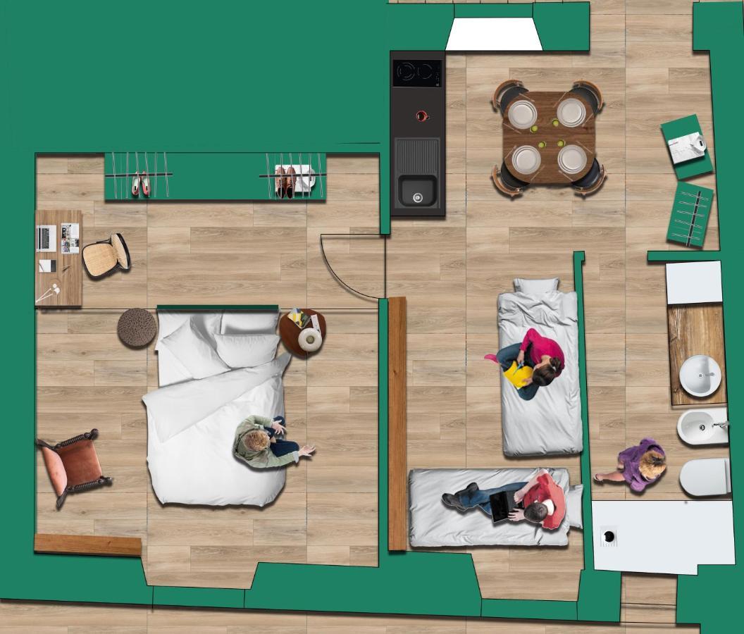 Rasella44, Green Apartment Roma Dış mekan fotoğraf